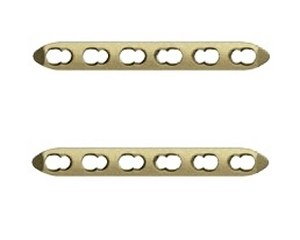Locking plate mini fragments screws 2.4 mm 4 to 14 holes