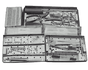 Instrument set for mini fragments